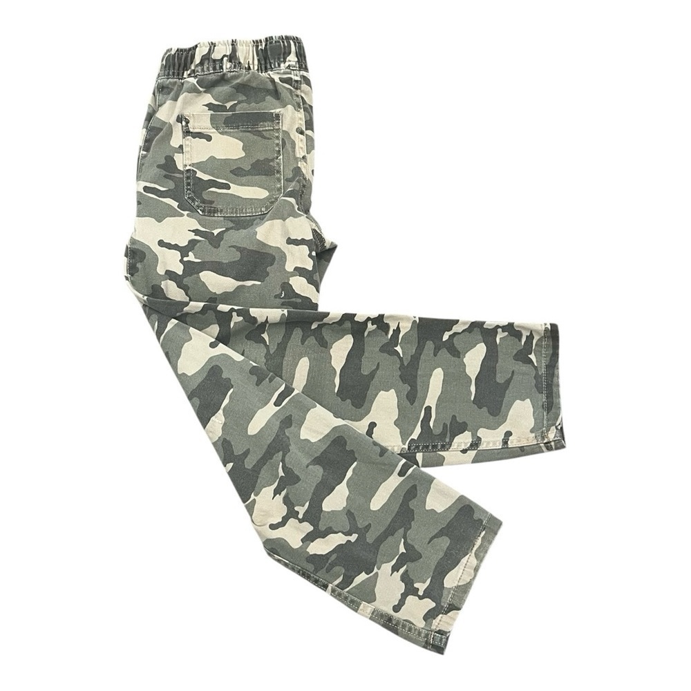 Wonder Nation  camo print brown green Boy pants 6-7 pockets elastic waist string - Picture 8 of 15